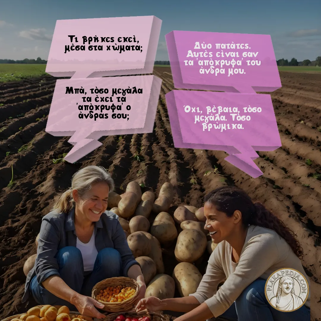 Η χωριατοπούλα και οι πατάτες.