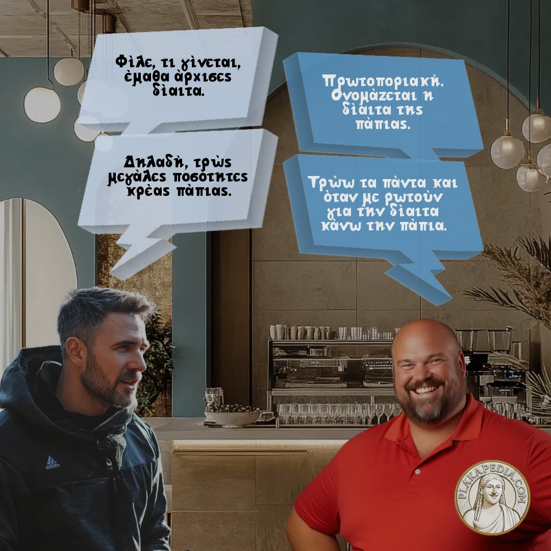 Ο φίλος και η δίαιτα της πάπιας.