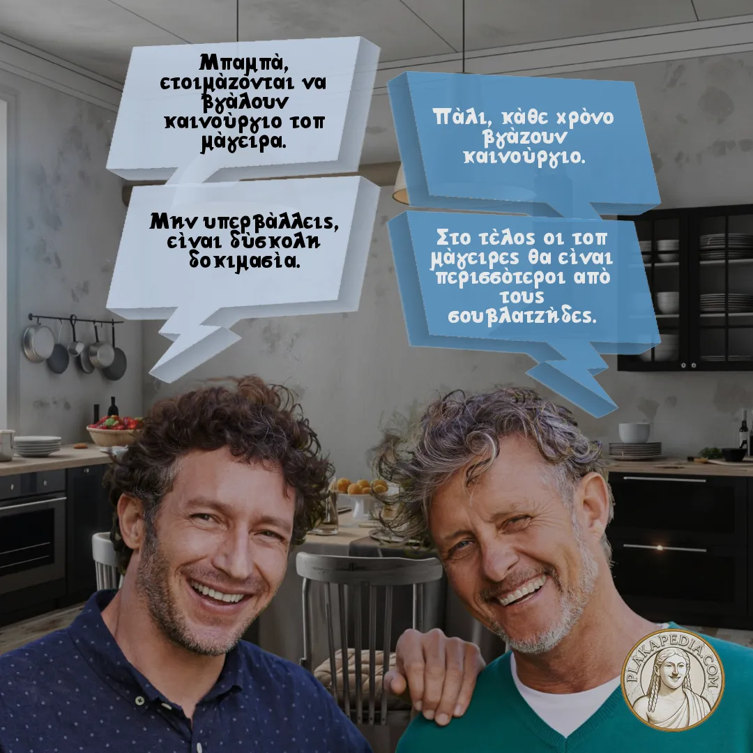Ο μπαμπάς και ο τοπ μάγειρας.