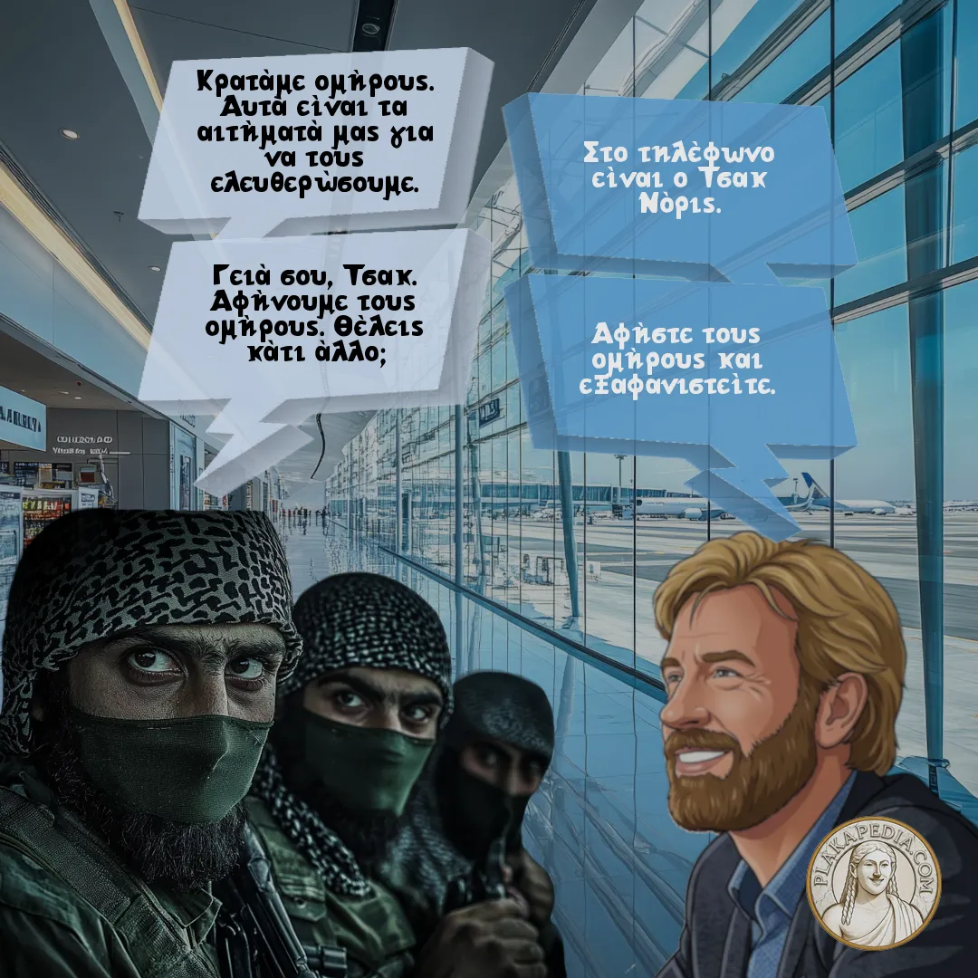 Ο Τσάκ Νόρις και οι τρομοκράτες.