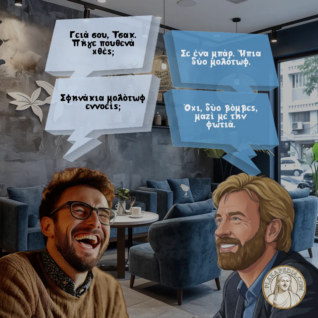 Ο Τσάκ Νόρις στο μπάρ