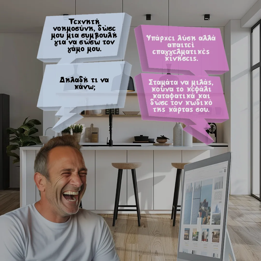 Η τεχνητή νοημοσύνη και ο γάμος.