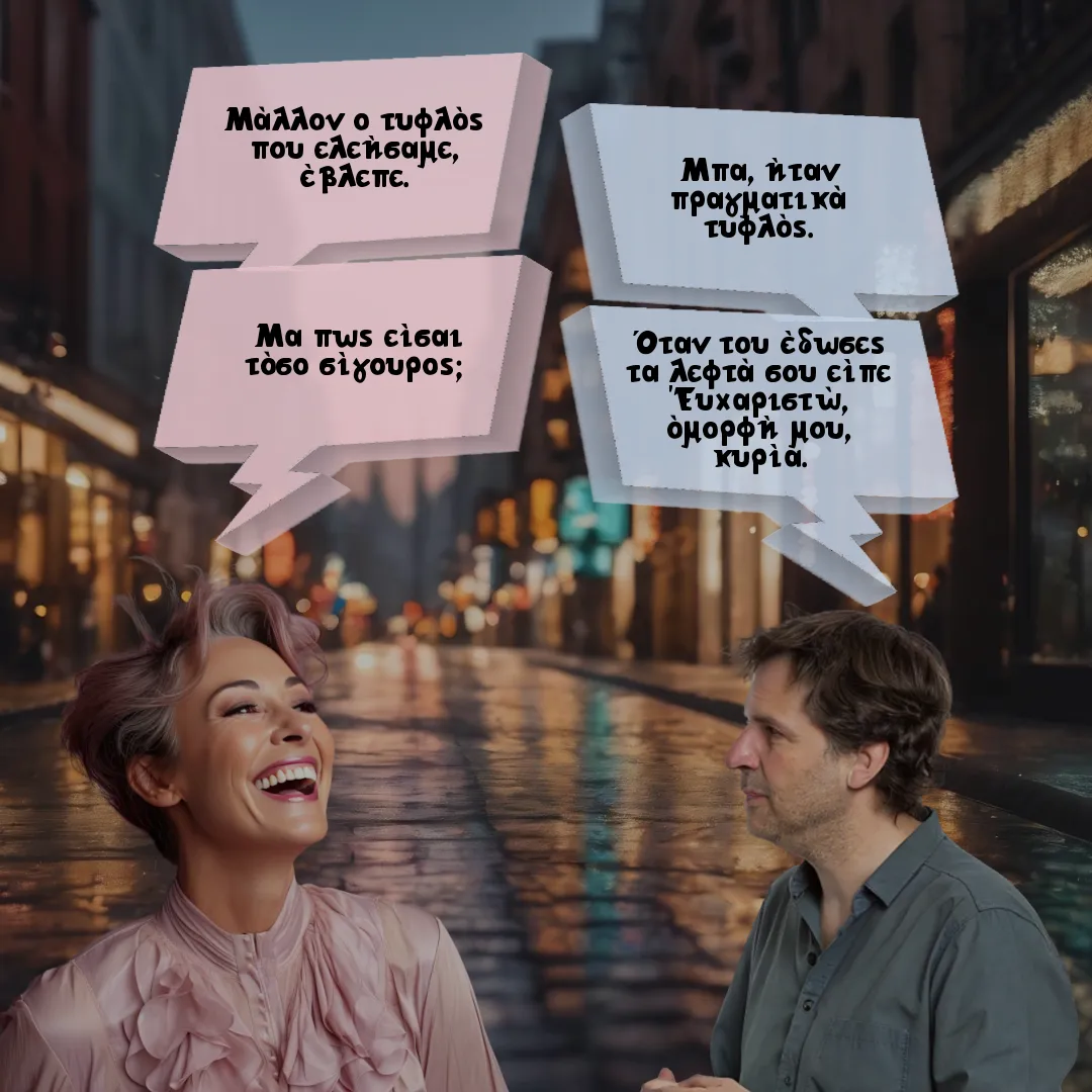 Το ζευγάρι και η ελεημοσύνη.