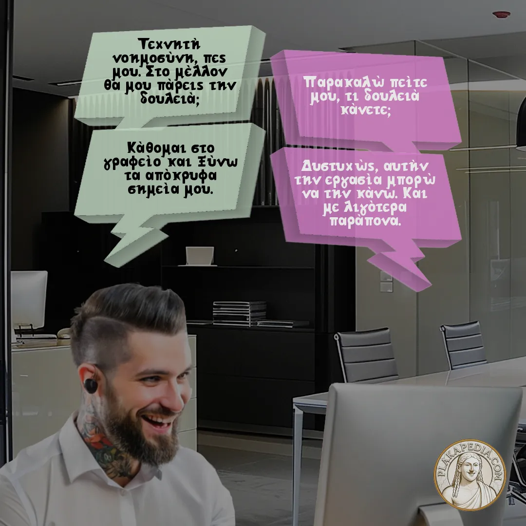 Η τεχνητή νοημοσύνη και ο υπάλληλος.